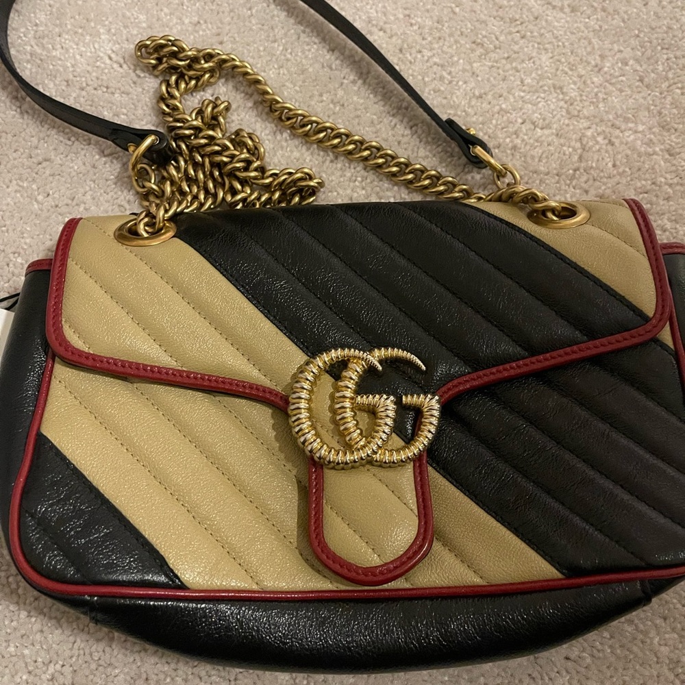 Gucci marmont matelasse torchon crossbody